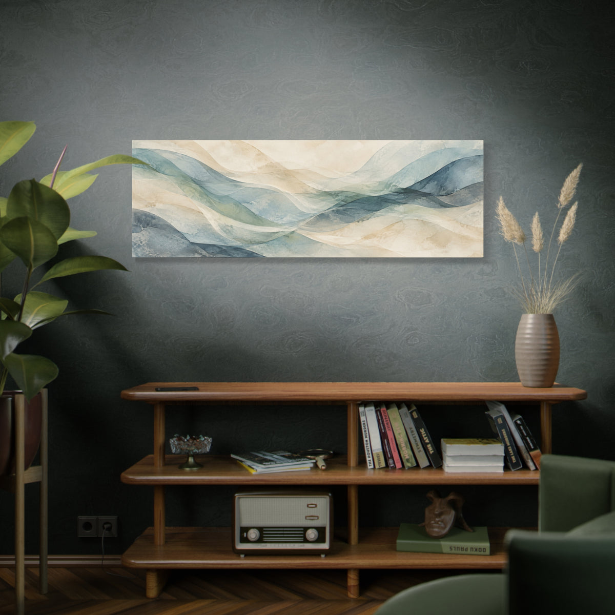 Tidal Layers canvas wall art by MAK ATELIER