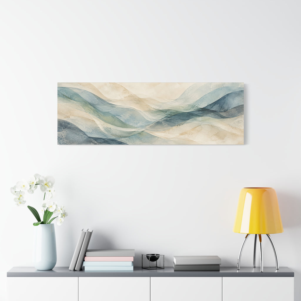 Tidal Layers canvas wall art by MAK ATELIER