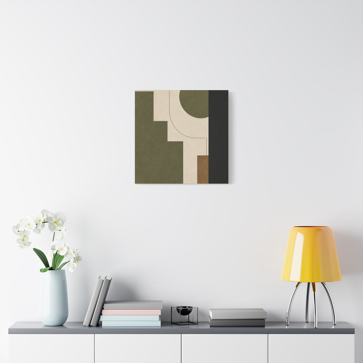 Soft Geometry canvas wall art by MAK ATELIER