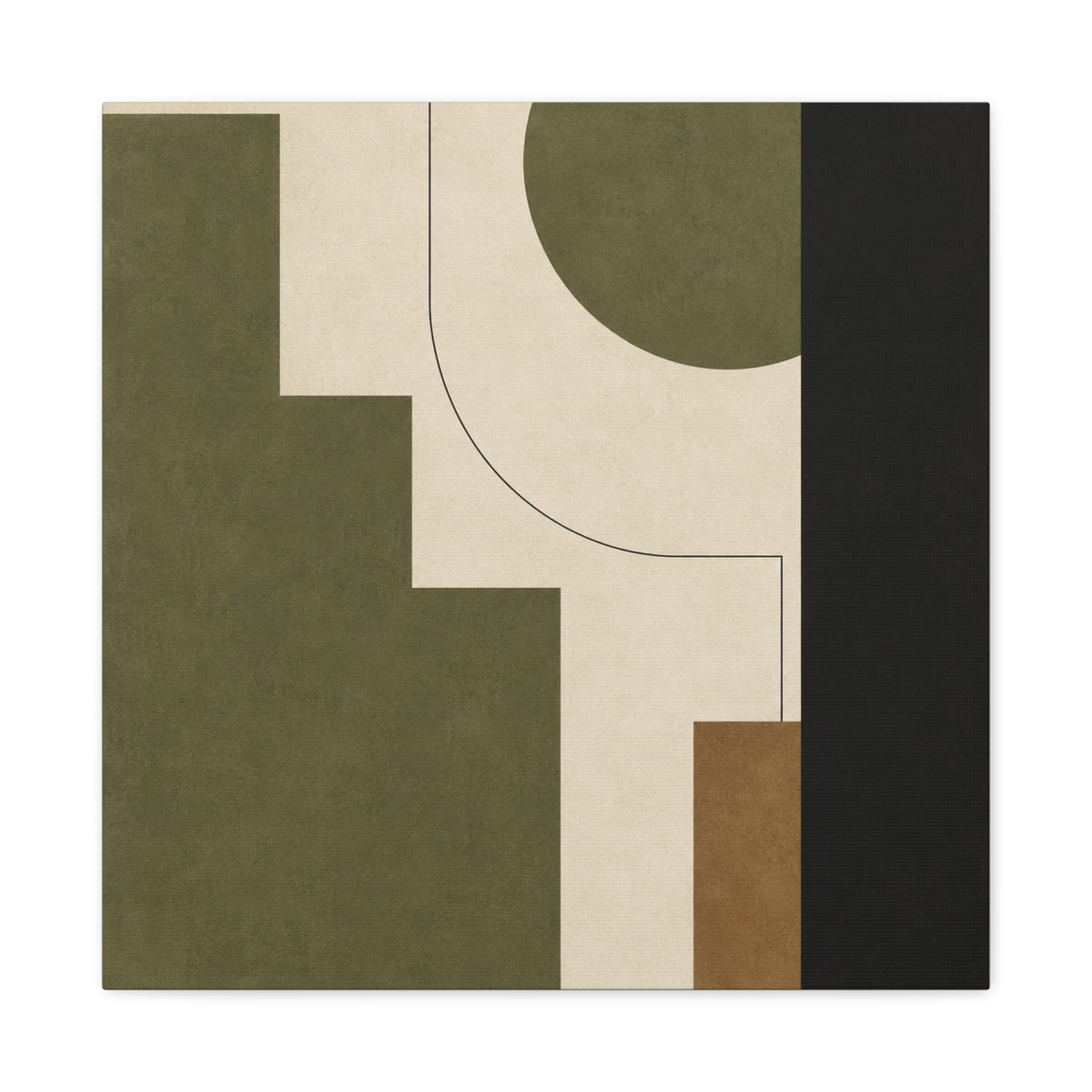 Soft Geometry canvas wall art by MAK ATELIER