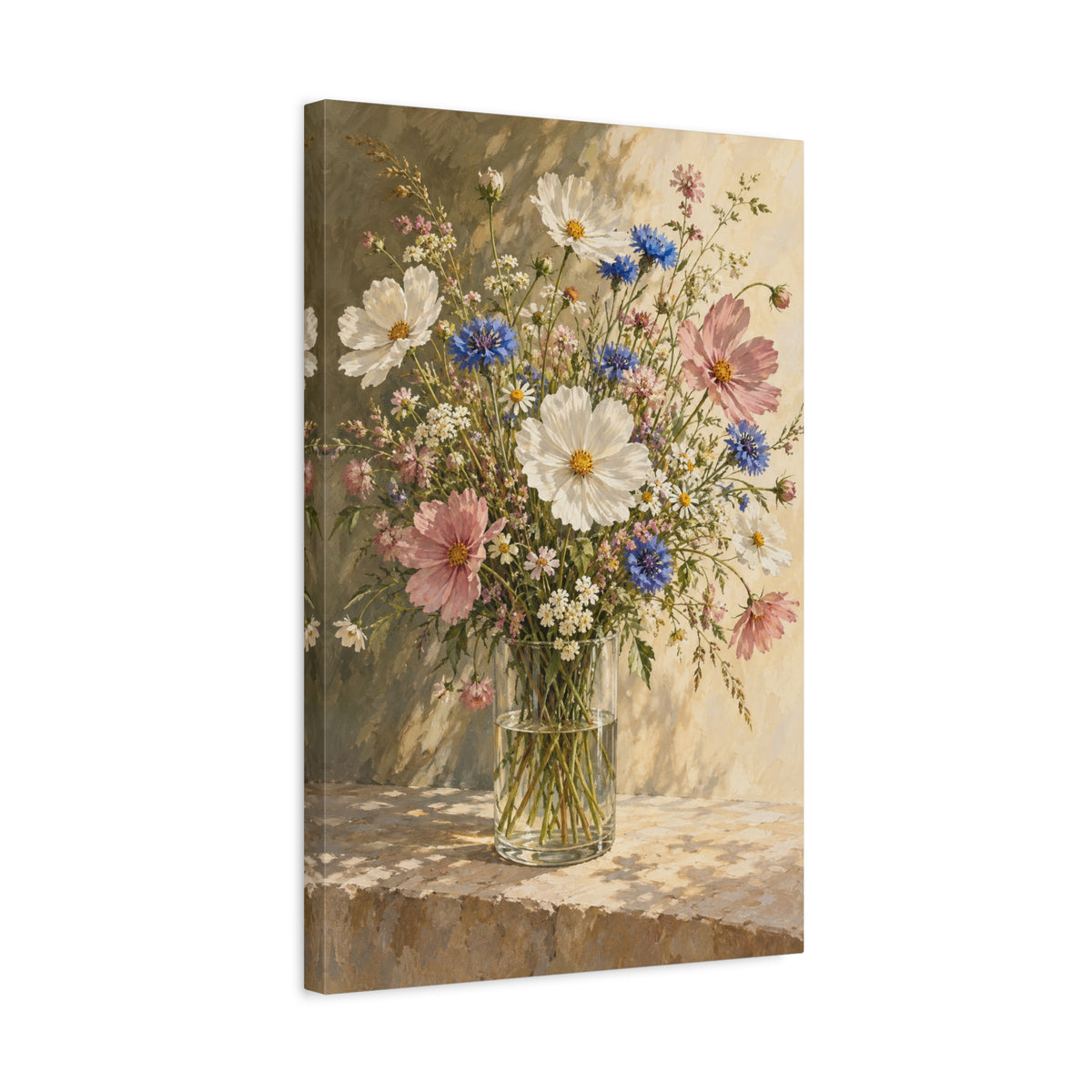 Wildflowers in Glass canvas wall art by MAK ATELIER